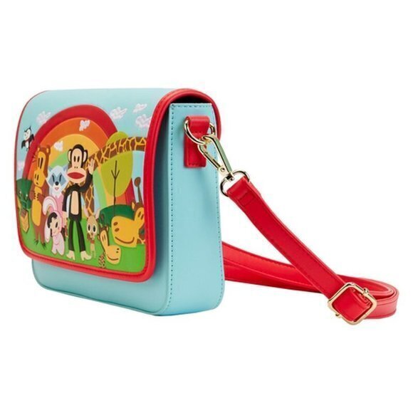 Loungefly‎ Paul Frank Rainbow Group Crossbody Bag - Picture 3 of 5